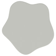 Mesa auxiliar Perth de 17 pulgadas con tablero en forma de nube, color blanco roto
