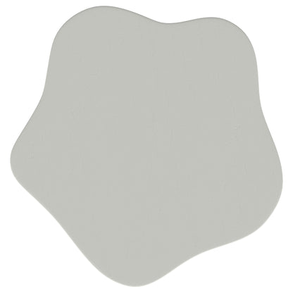 Mesa auxiliar Perth de 17 pulgadas con tablero en forma de nube, color blanco roto