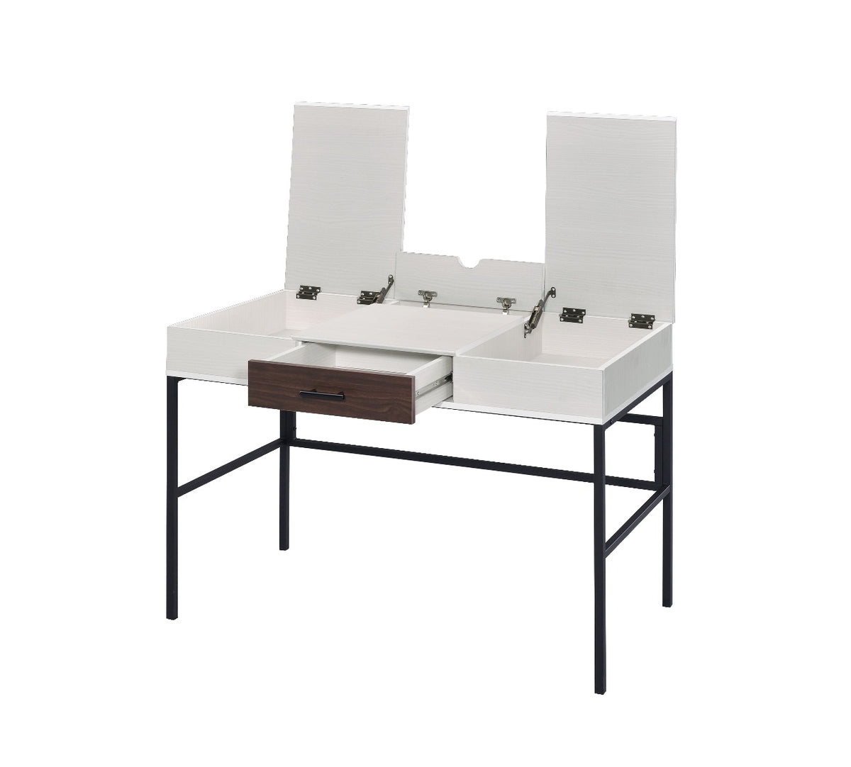 Verster Writing Desk W/USB - Natural & Black