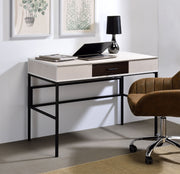Verster Writing Desk W/USB - Natural & Black