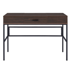 Verster Writing Desk W/USB - Oak & Black