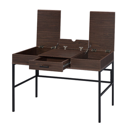 Verster Writing Desk W/USB - Oak & Black