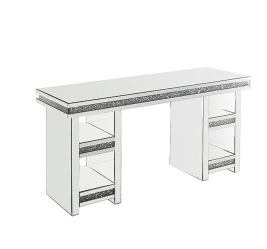 Noralie Glam Writing Desk with Side Storage