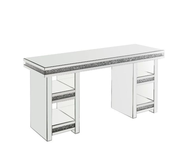 Noralie Glam Writing Desk with Side Storage