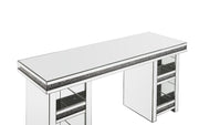 Noralie Glam Writing Desk with Side Storage