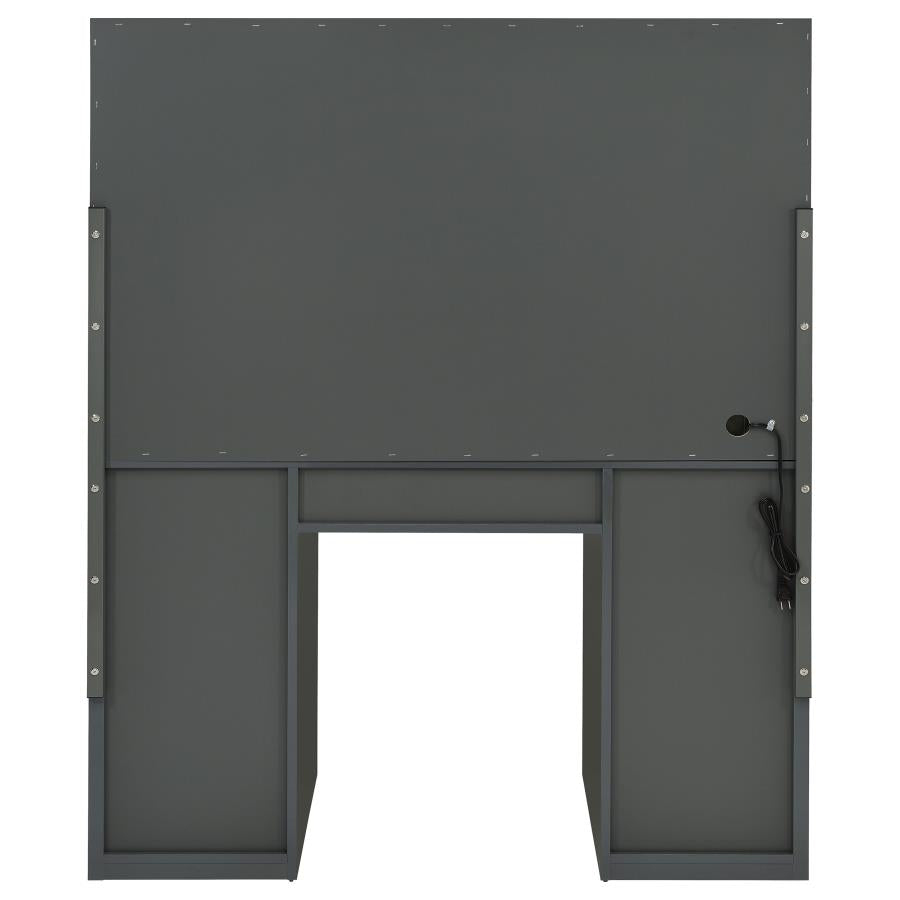 Tocador Acena de 7 cajones con iluminación de alto brillo