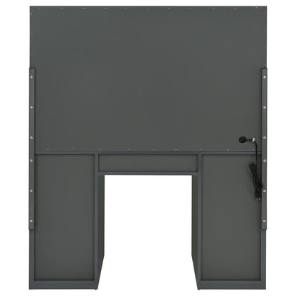 Tocador Acena de 7 cajones con iluminación de alto brillo