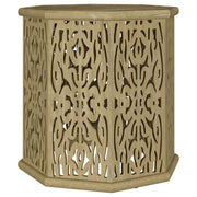 Torres Octagonal Mango Wood Accent Table
