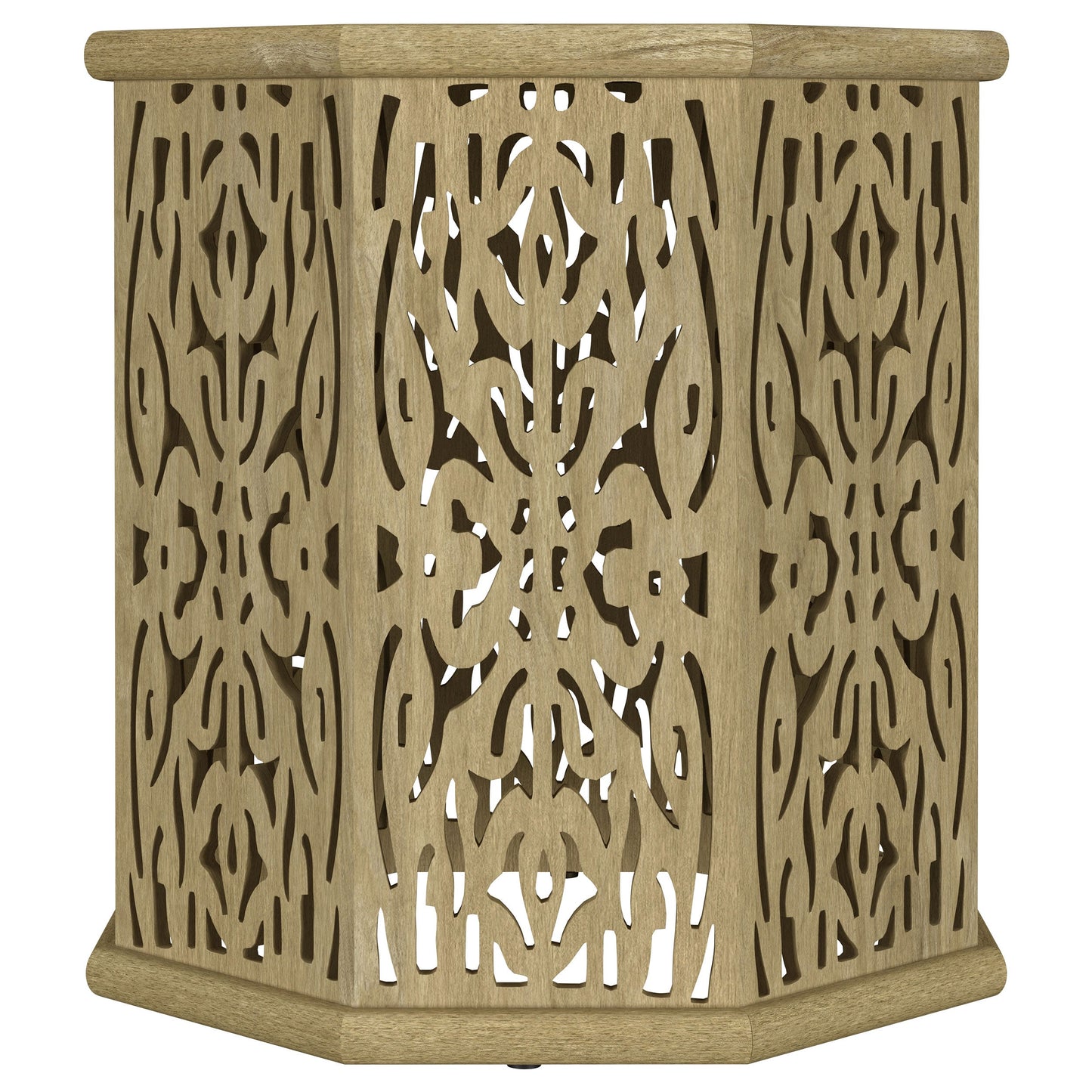 Torres Octagonal Mango Wood Accent Table