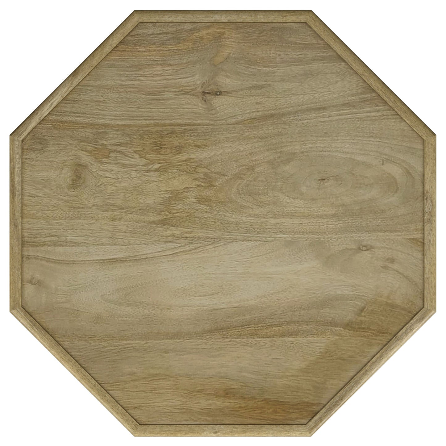 Torres Octagonal Mango Wood Accent Table