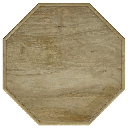 Torres Octagonal Mango Wood Accent Table