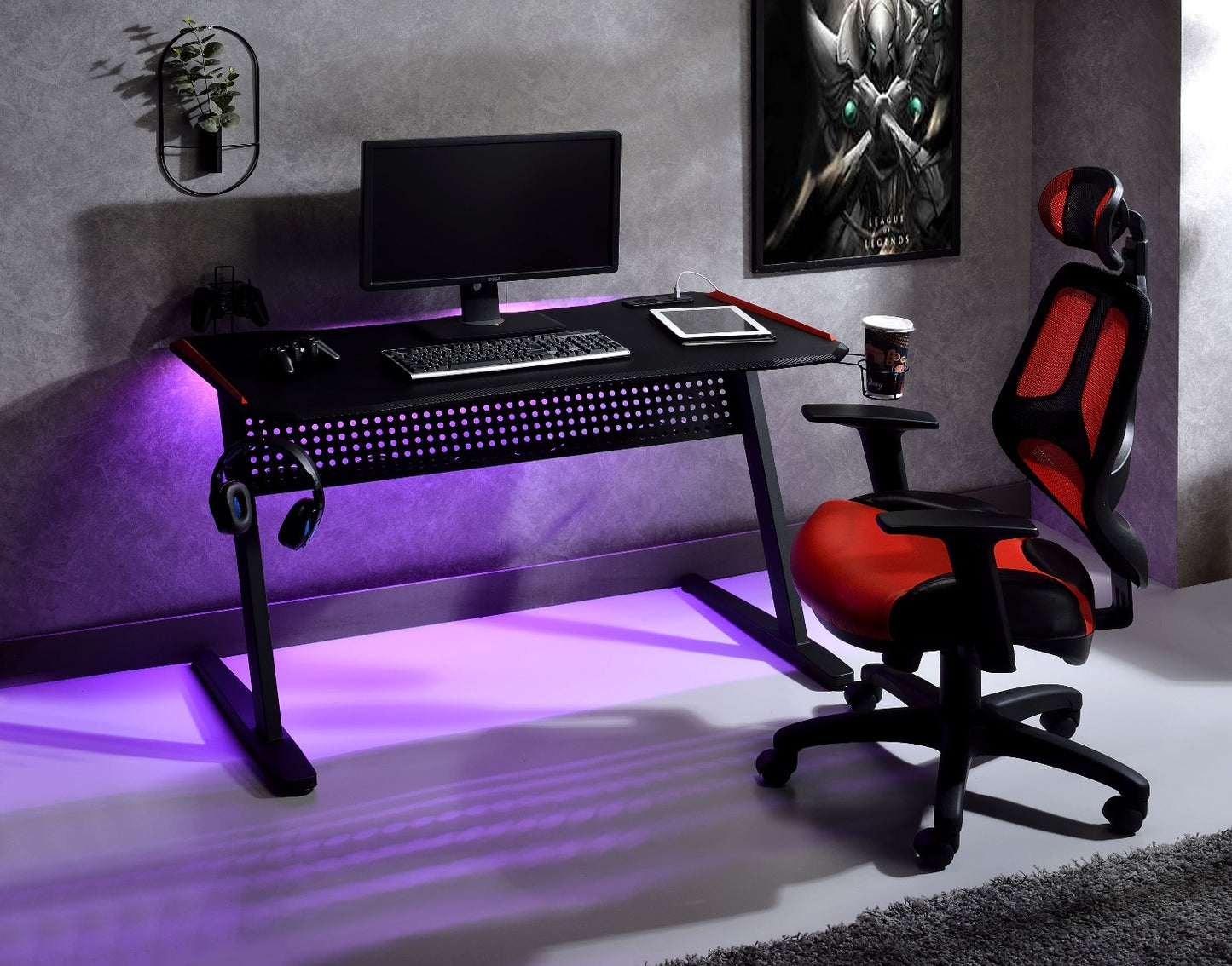 Dragi Gaming Desk with USB