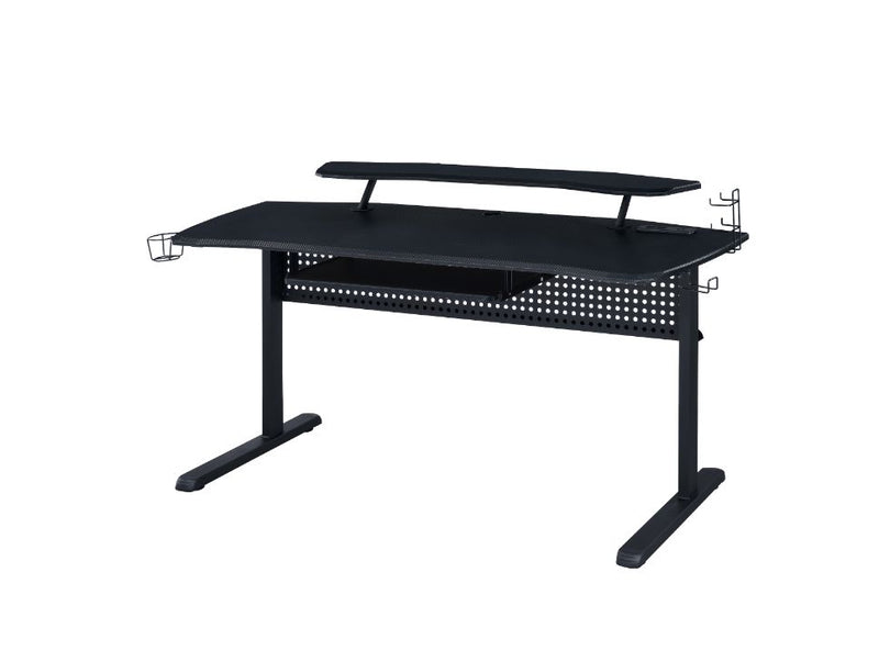 Vildre Gaming Desk W/USB - Black