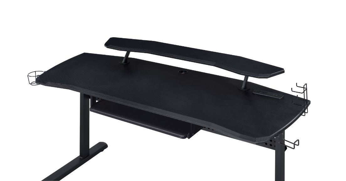 Vildre Gaming Desk W/USB - Black