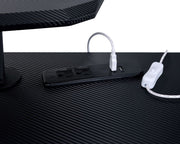 Vildre Gaming Desk W/USB - Black