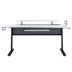 Vildre Gaming Desk W/USB - Black & White