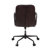 Silla de oficina Eclarn de cuero de grano superior