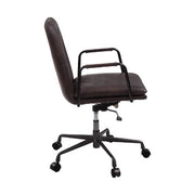 Silla de oficina Eclarn de cuero de grano superior