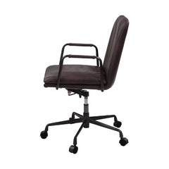 Silla de oficina Eclarn de cuero de grano superior
