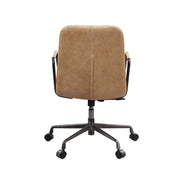 Silla de oficina Eclarn de cuero de grano superior