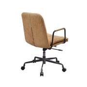 Silla de oficina Eclarn de cuero de grano superior