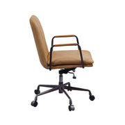 Silla de oficina Eclarn de cuero de grano superior