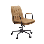 Silla de oficina Eclarn de cuero de grano superior