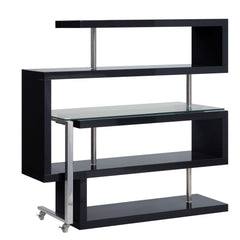 Buck II 55"L Writing Desk with Bookshelf