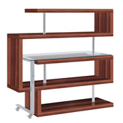 Buck II 55"L Writing Desk with Bookshelf