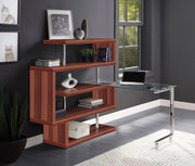 Buck II 55"L Writing Desk with Bookshelf