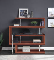 Buck II 55"L Writing Desk with Bookshelf