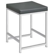 Afshan 3-drawer Vanity Set with Lighting Grey High Gloss