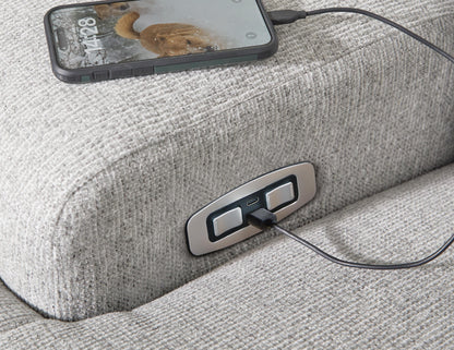 Acklen Place 3-Piece Power Reclining Sectional Sofa with Chaise