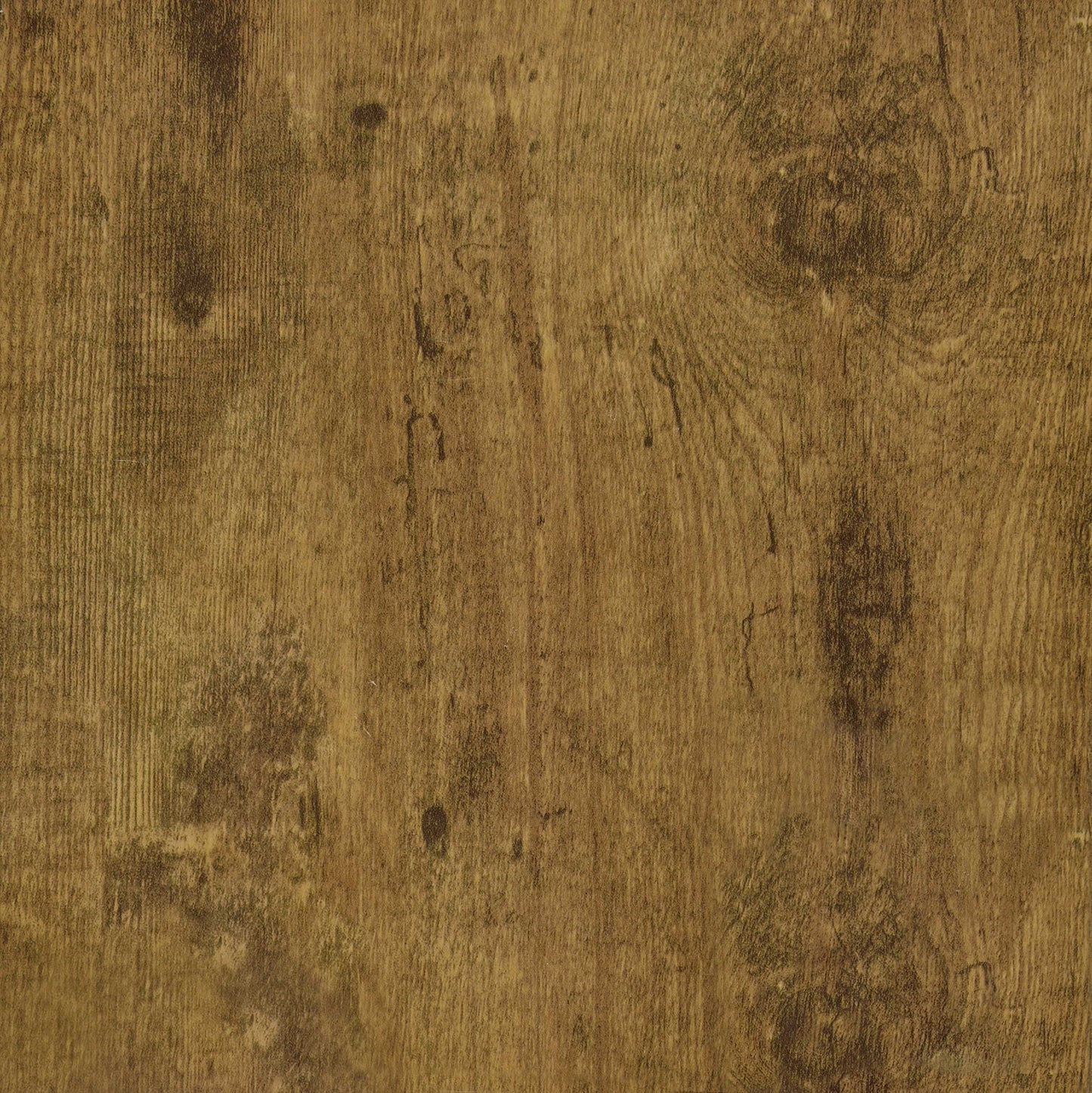 Mesa auxiliar de sofá rectangular en forma de C Dani, color nuez moscada rústica