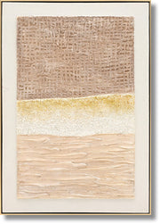 ''Sand Dune Texturescape'' 3D Canvas in Frame