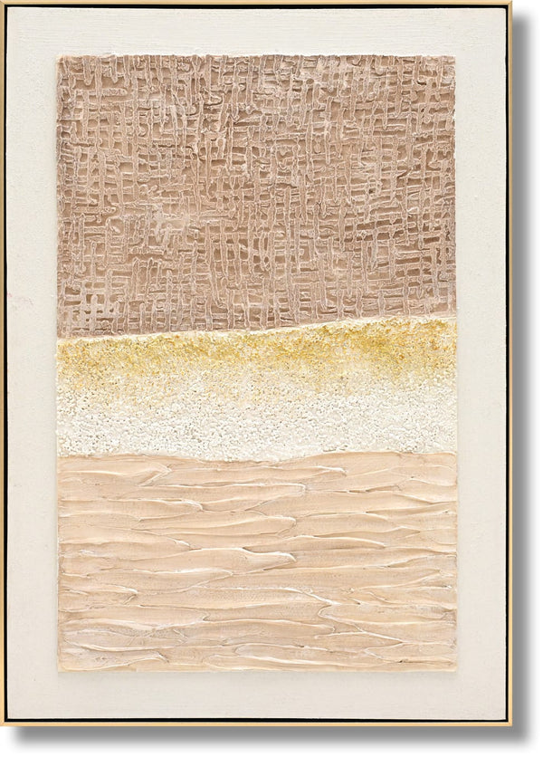 ''Sand Dune Texturescape'' 3D Canvas in Frame