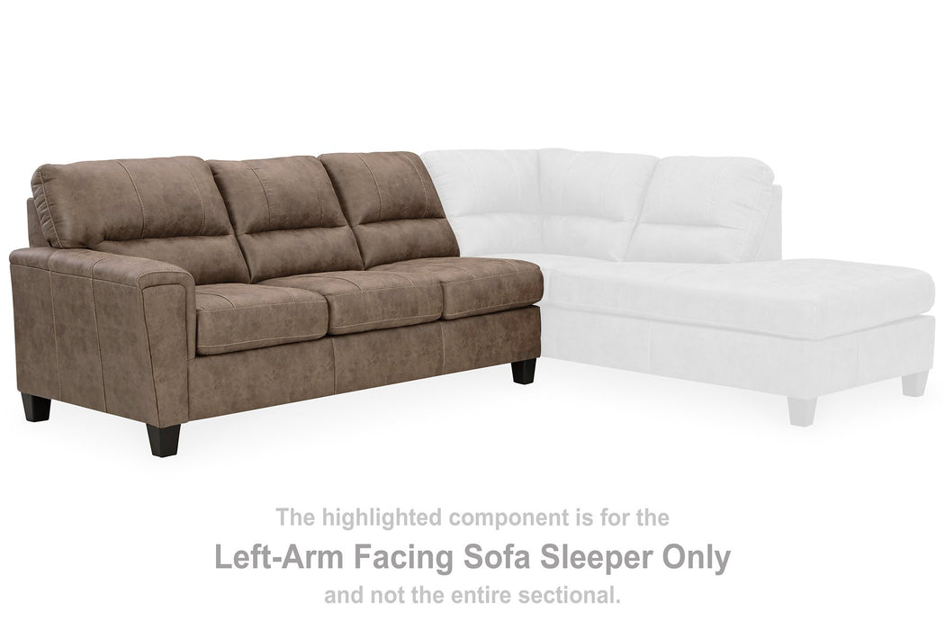 Navi Sectional Sofa Sleeper Chaise