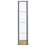Bellatrix 3-shelf Clear Glass Curio Cabinet Mango
