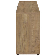 Pepita 2-door Engineered Wood Accent Cabinet Mango Brown