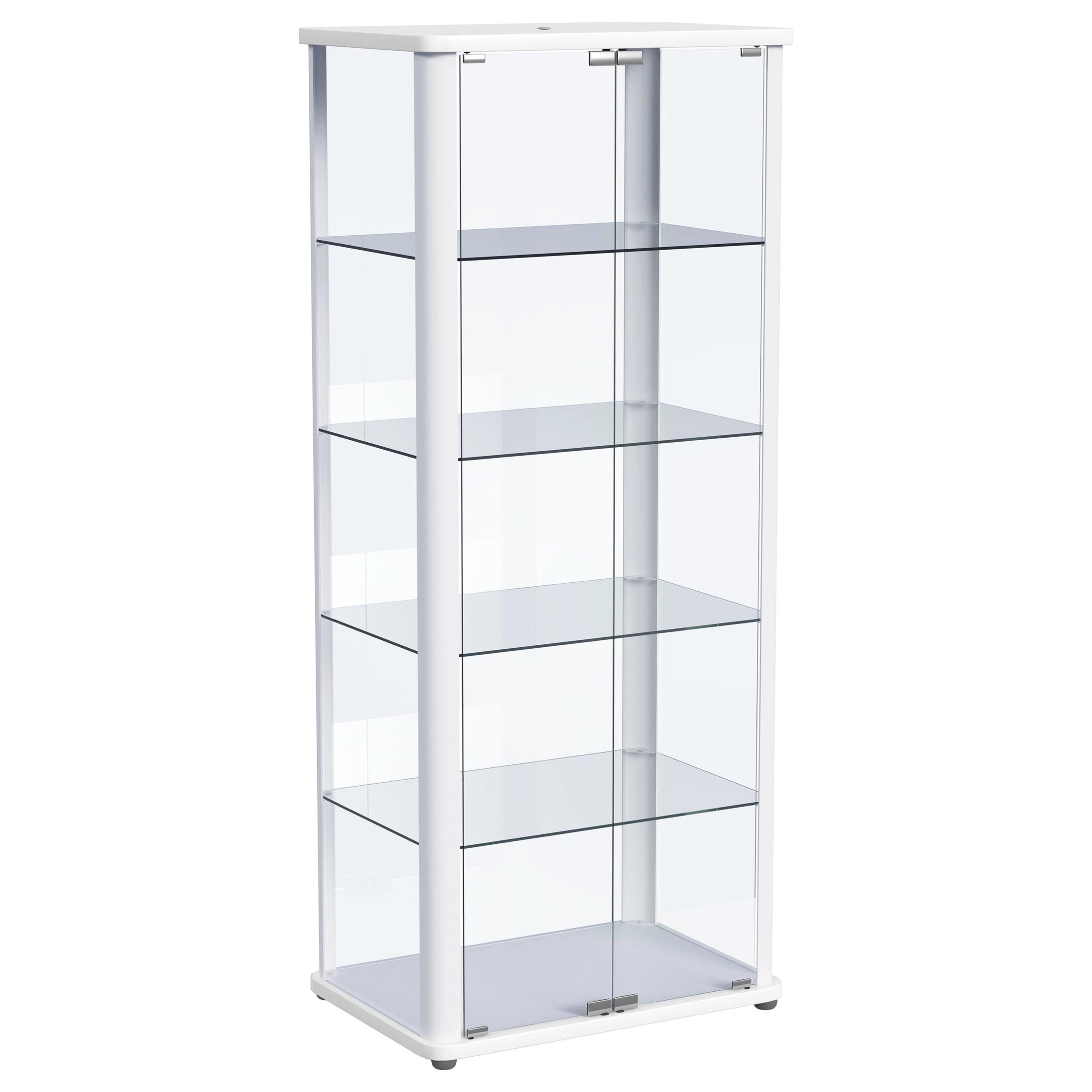 Vitrina de 5 estantes Aero con iluminación LED blanca