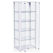 Vitrina de 5 estantes Aero con iluminación LED blanca