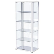 Vitrina de 5 estantes Aero con iluminación LED blanca