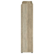 Zapatero Denia de 3 niveles de madera de ingeniería, color gris