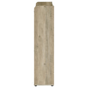 Zapatero Denia de 3 niveles de madera de ingeniería, color gris