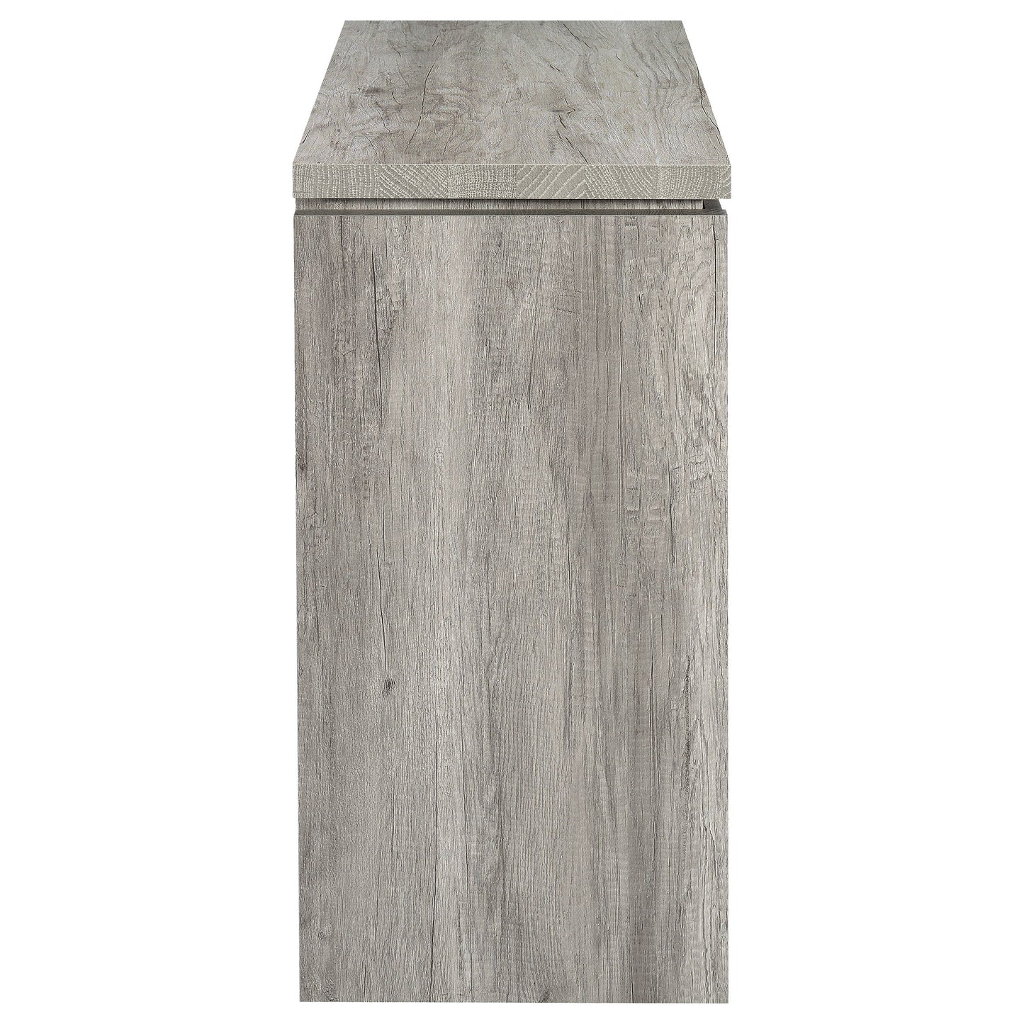 Alejo 2-door Engineered Wood Tall Cabinet Grey Driftwood