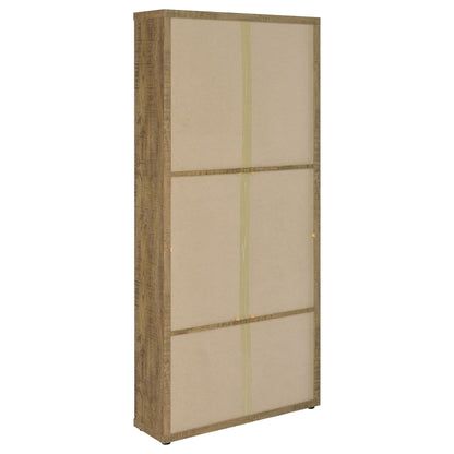 Hawthorne 4-shelf Glass Door Tall Cabinet with Drawers