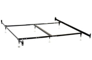 Estructura de cama Esme o E King negra (cabecera y pie de cama)
