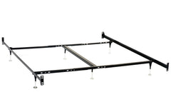 Estructura de cama Esme o E King negra (cabecera y pie de cama)