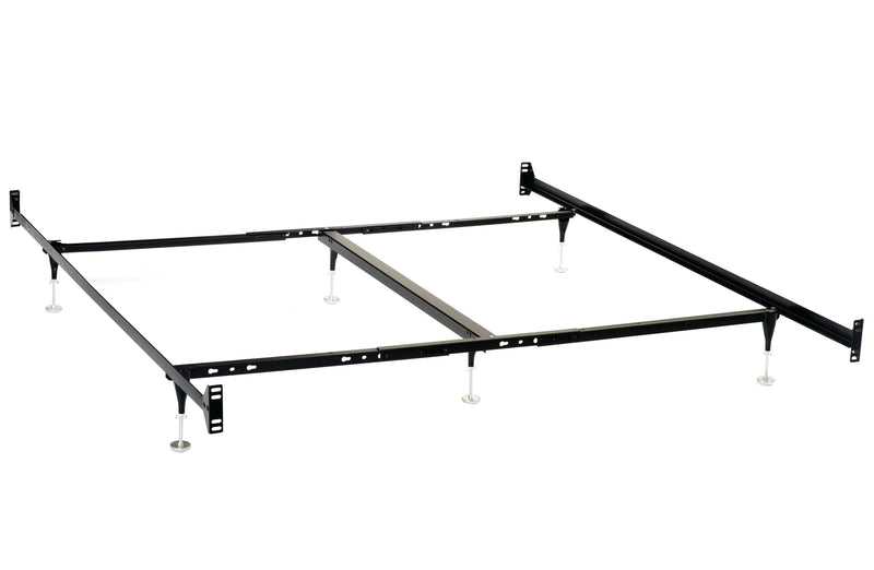 Estructura de cama Esme o E King negra (cabecera y pie de cama)