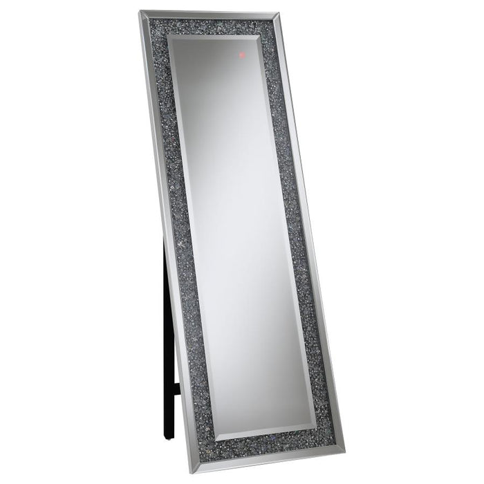 Espejo de pie rectangular Cheval con iluminación LED